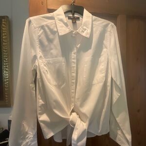 Style & Co. White Button Down Shirt